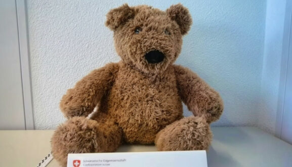 Cannabis-stuffed teddy bear
